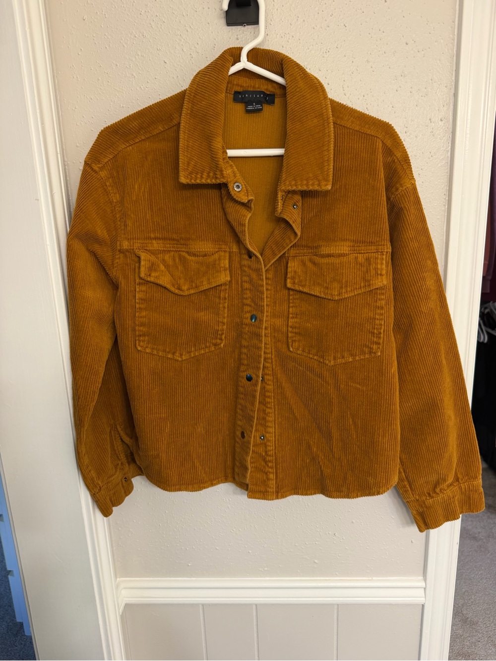Sanctuary Corduroy Jacket in Mustard